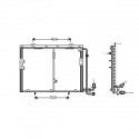  Condenseur W202. C220/240.C200D/220D.C250D 