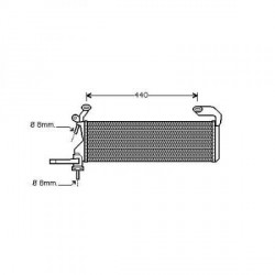  Radiateur Eau addit. W 202. 