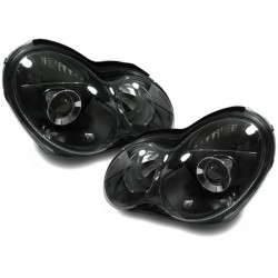  Phares design XENON. noir. D2S+H7 W203 D2S+H7 /noir 