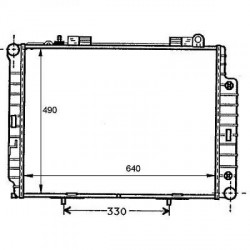  Radiateur Eau DB W 210. E290 TD.M/A.+/-AC 
