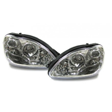  Phares XENON. chrome. compl. avec access. W220. XENON. compl. avec access.. chrome 