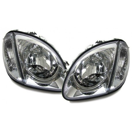  Phares design. chrome. H4. avec clign.. pour règl. Electrique R170. pour règl. Electrique. avec clign. 