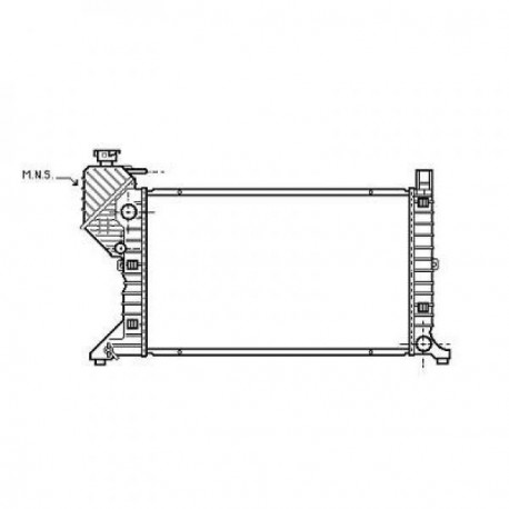 Radiateur refroidissement du moteur Mercedes Sprinter 00-06