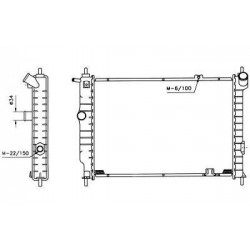 Radiateur refroidissement du moteur Opel Astra F 91-97