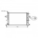 Radiateur refroidissement du moteur Opel Zafira 99-05