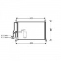 Condenseur climatisation Opel Calibra 90-97 Opel Vectra 92-95
