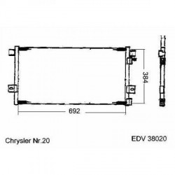  Radiateur GRAND CHEROKEE II. 5.2 + 5.9 i M/A. + AC. 