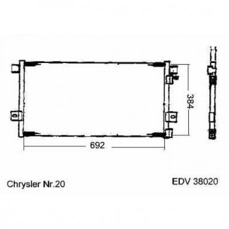  Radiateur GRAND CHEROKEE II. 5.2 + 5.9 i M/A. + AC. 