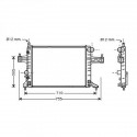 Radiateur refroidissement du moteur Opel Tigra Twin Top apres 2004 Opel Tigra Twin Top apres 2004 Opel Tigra Twin Top apres 2004