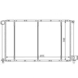 Radiateur refroidissement du moteur Chrysler Voyager 91-95