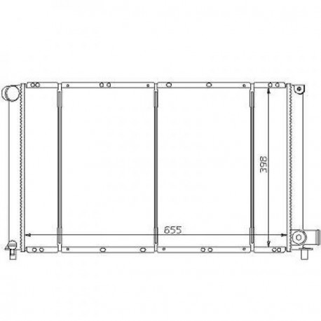 Radiateur refroidissement du moteur Chrysler Voyager 91-95