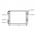 Radiateur refroidissement du moteur Opel Omega B apres 1999 Opel Omega B apres 1999