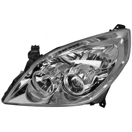  Phare Gauche VECTRA. H1/H7 pour régl. Electrique. chrome 