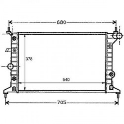 Radiateur refroidissement du moteur Opel Vectra B 95-98