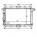 Radiateur refroidissement du moteur Chevrolet / Daewoo Lanos apres 97