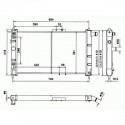 Radiateur refroidissement du moteur Chevrolet / Daewoo Nexia 95-97
