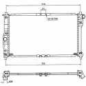 Radiateur refroidissement du moteur Chevrolet / Daewoo Nubira 97-99