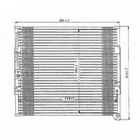  Condenseur HONDA CIVIC. tous mod. 