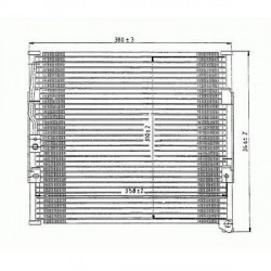  Condenseur HONDA CIVIC. tous mod. 