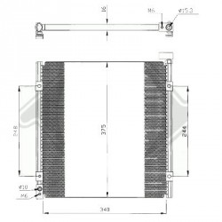  Condenseur HONDA CIVIC. tous mod. 
