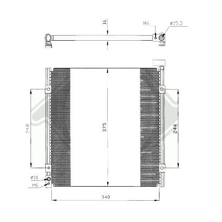  Condenseur HONDA CIVIC. tous mod. 