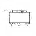 Radiateur refroidissement du moteur Chevrolet / Daewoo Lacetti apres 04 Chevrolet / Daewoo Nubira 03-05 Chevrolet / Daewoo Nubir
