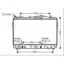 Radiateur refroidissement du moteur Chevrolet / Daewoo Nubira apres 05 Chevrolet / Daewoo Nubira apres 05