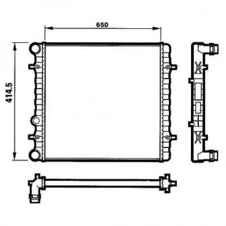 Radiateur eau AUDI A3