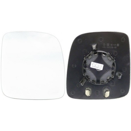 Verre de rétroviseur rétroviseur extérieur droit (Côté passager) VolksWagen Caddy III apres 2010 VolksWagen Caddy II 03-10