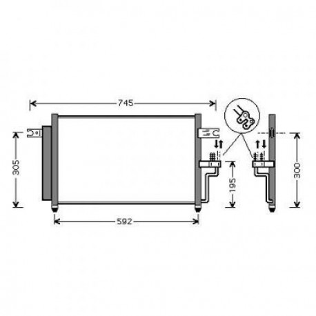  Condenseur ACCENT. seulement DIESEL 