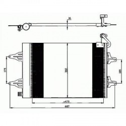 condenseur FABIA+POLO99- tous mod.