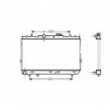 Radiateur refroidissement du moteur Hyundai Elantra 00-03