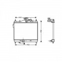 Radiateur refroidissement du moteur Hyundai Getz apres 2005