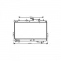 Radiateur refroidissement du moteur Hyundai Matrix 01-05