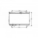 Radiateur refroidissement du moteur Hyundai Santa Fe 00-06