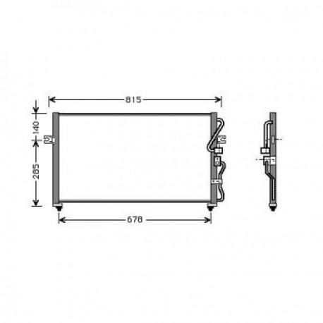 Condenseur CARNIVAL. 2.9TDi.boîte man. /AUTOM. 