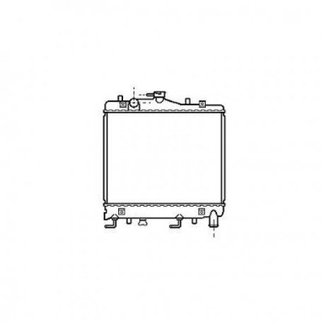 Radiateur refroidissement du moteur Kia Pride apres 1995