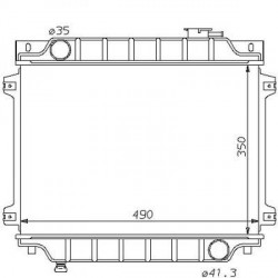 Radiateur refroidissement du moteur Kia Sephia 95-98