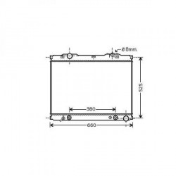 Radiateur refroidissement du moteur Kia Sorento 02-06