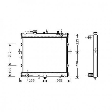  Radiateur Eau SPORTAGE. ess.. MAN. 