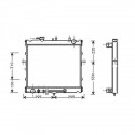 Radiateur refroidissement du moteur Kia Sportage 94-04