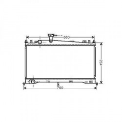 Radiateur refroidissement du moteur Mazda 6 02-05 Mazda 6 05-07