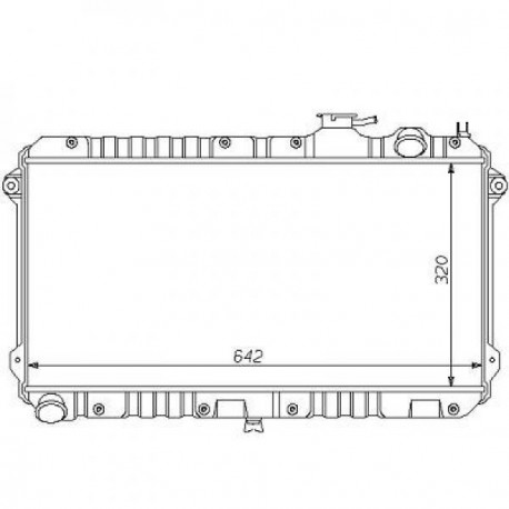 Radiateur refroidissement du moteur Mazda MX 5 90-98