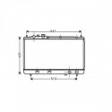 Radiateur refroidissement du moteur Mazda Premacy apres 1999