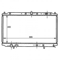  Radiateur Eau CARISMA.VOLVO S/V40 1.6i.1.8i.MAN. Volvo -/+AC 