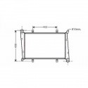 Radiateur refroidissement du moteur Volvo S40/V40 96-00 Mitsubishi Spacestar 98-02