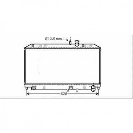 Radiateur refroidissement du moteur Mazda RX 8 apres 2003