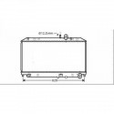 Radiateur refroidissement du moteur Mazda RX 8 apres 2003
