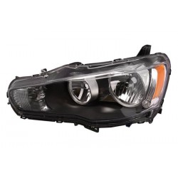 Projecteur principal gauche (Côté conducteur) Mitsubishi Lancer apres 2008 Sportback  Mitsubishi Lancer apres 2008 Sportback 
