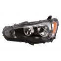 Projecteur principal gauche (Côté conducteur) Mitsubishi Lancer apres 2008 Sportback  Mitsubishi Lancer apres 2008 Sportback 